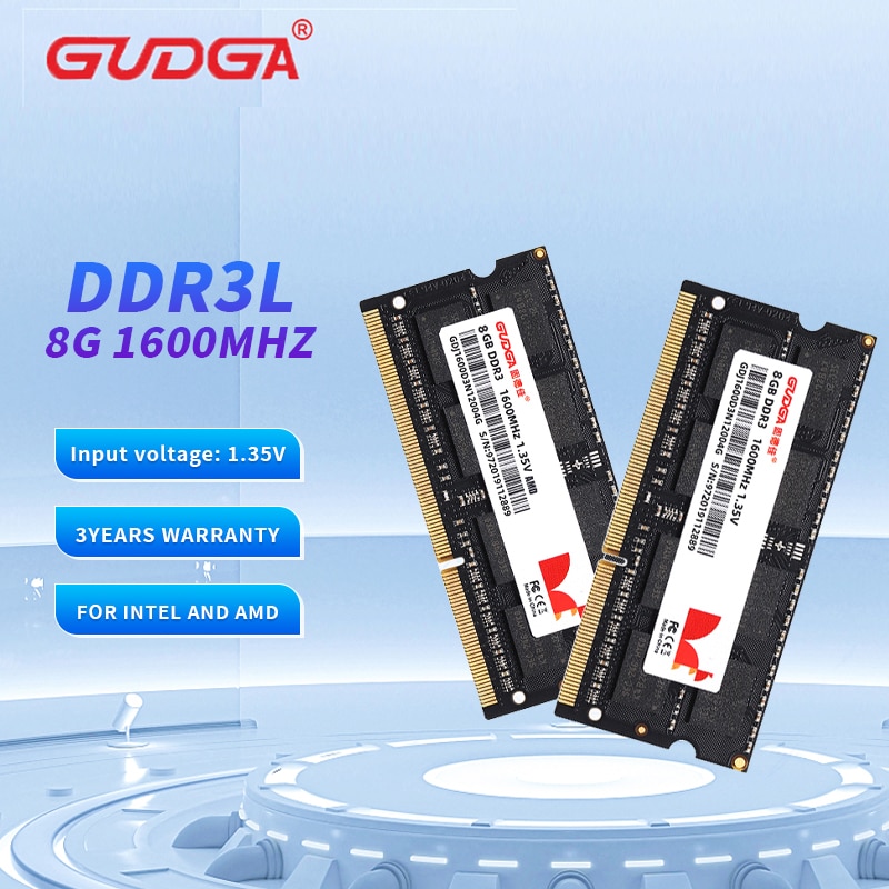 GUDGA  ޸, DDR3 8 GB, 1600mhz, 1333mhz, DDR3 Ʈ , Sodimm DDR3 1.35V, 204PIN,  AMD Ʈ ̼ 8942G